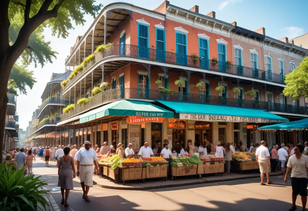 Hitta allt du behöver om apotek och sjukvård i New Orleans illustration