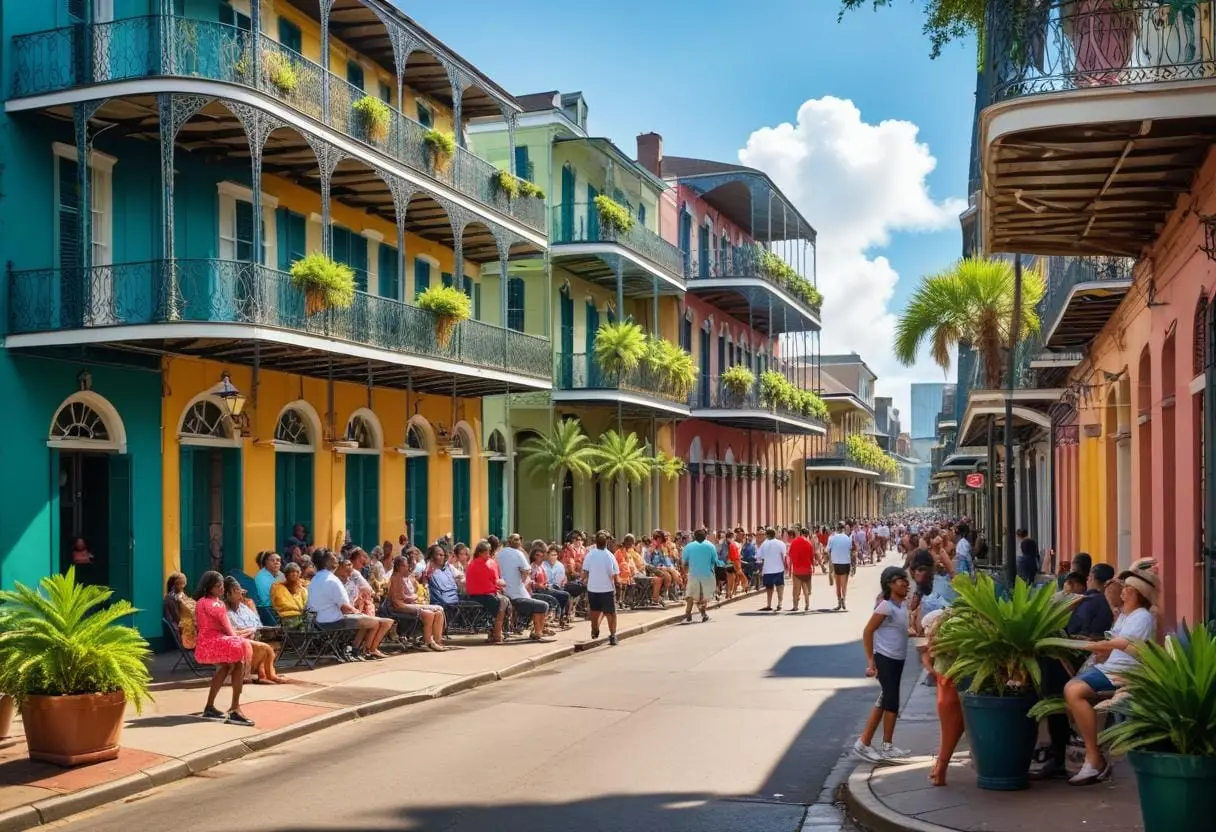 Familjeaktiviteter i New Orleans för en oförglömlig dag illustration