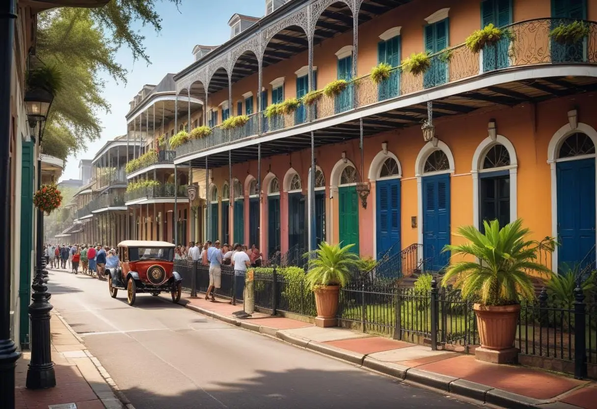 Flytta till New Orleans och njut av livet! illustration