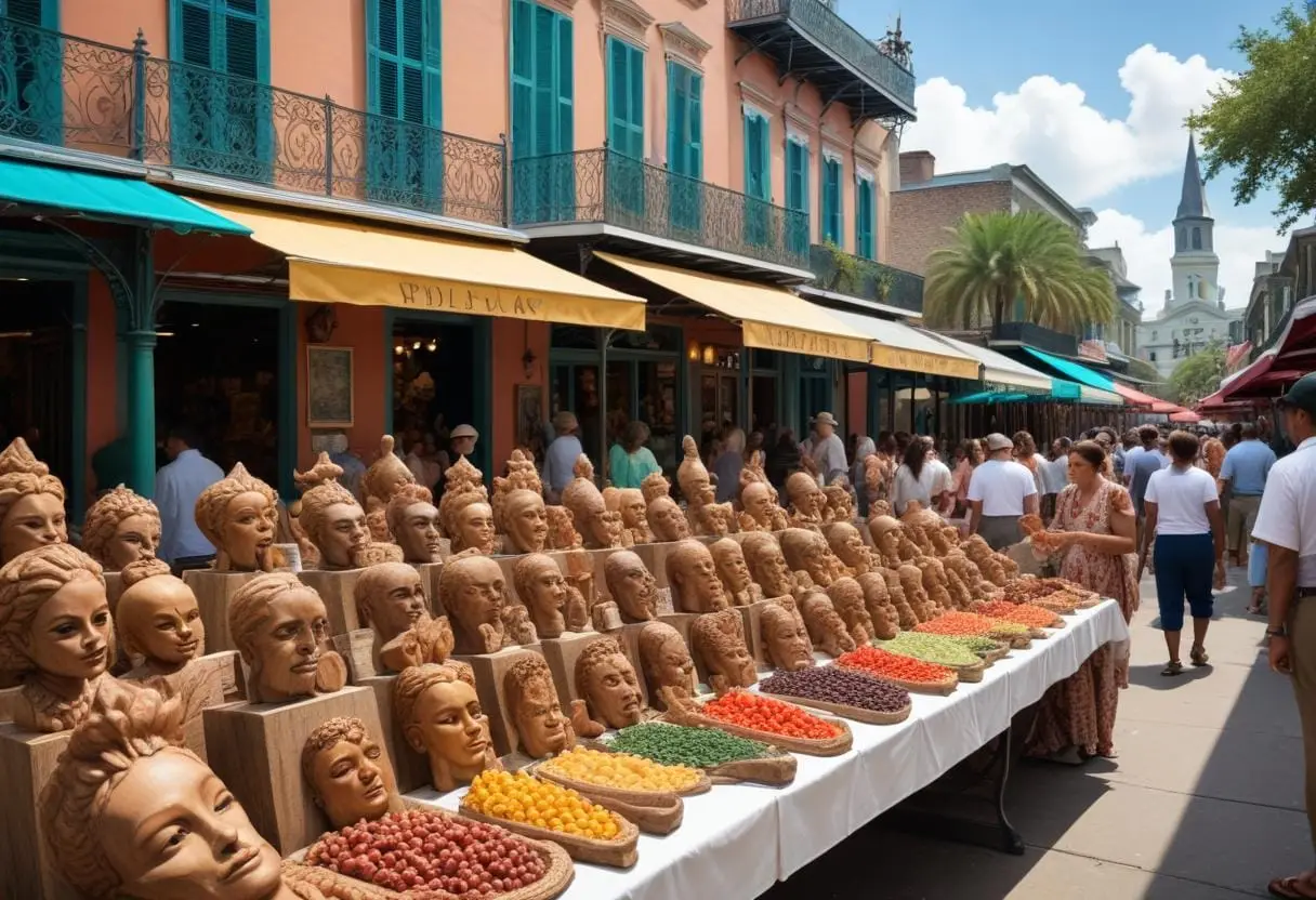 Upptäck det lokala hantverket i New Orleans! illustration