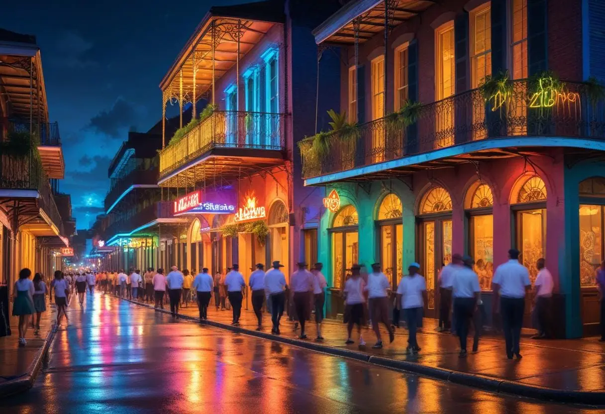 Upplev det bästa nattlivet i New Orleans! illustration