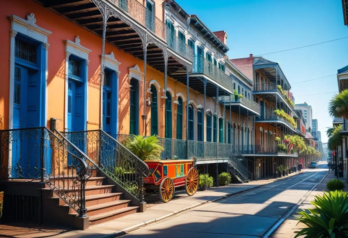 Tillgänglighet för personer med funktionsnedsättning i New Orleans illustration